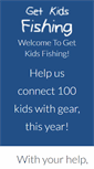 Mobile Screenshot of getkidsfishing.org